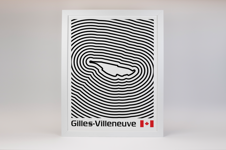 Circuit Gilles-Villeneuve Poster – Line Series