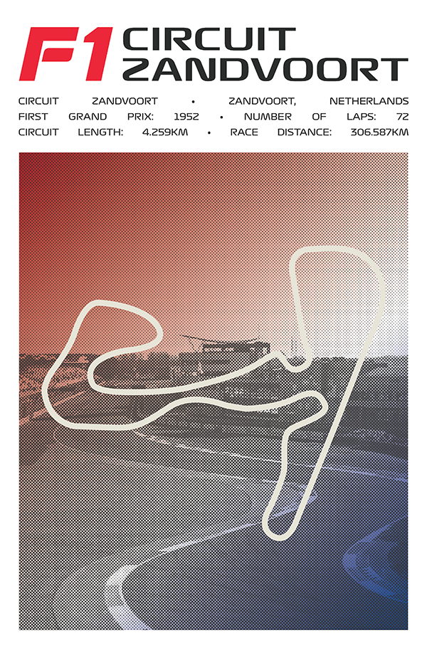 Circuit Zandvoort Poster – Picture Series