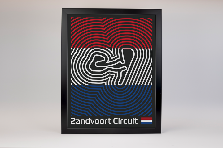 Circuit Zandvoort Poster – Line Series