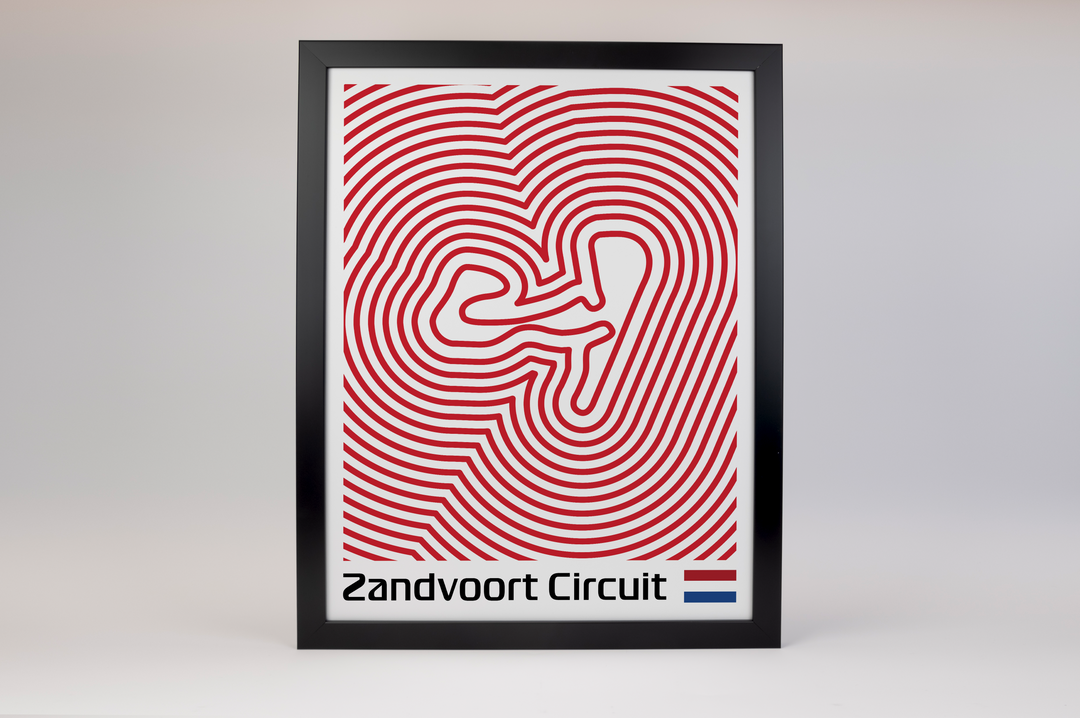 Circuit Zandvoort Poster – Line Series