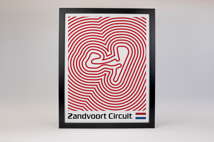 Circuit Zandvoort Poster – Line Series
