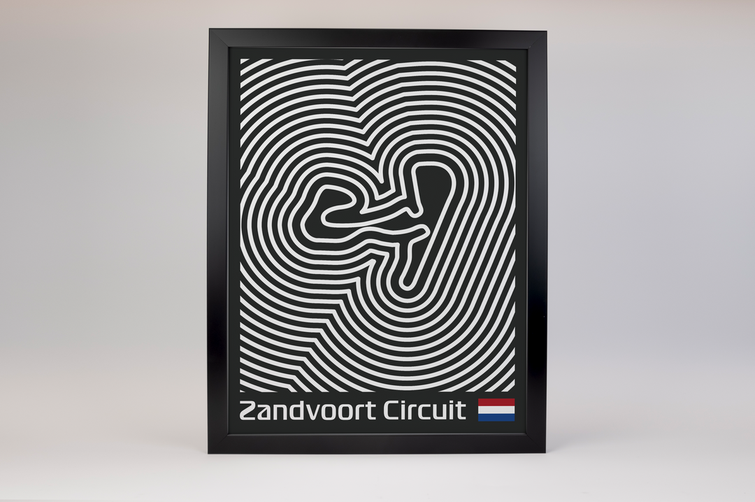 Circuit Zandvoort Poster – Line Series