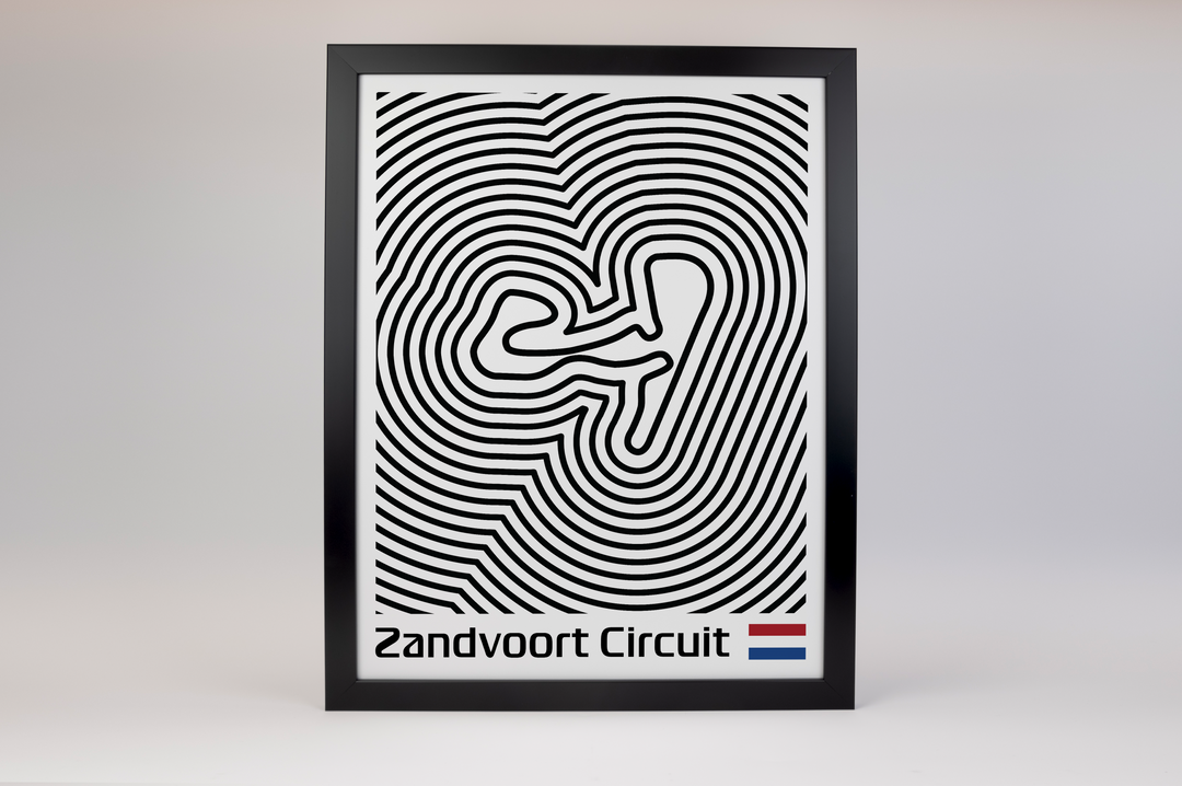 Circuit Zandvoort Poster – Line Series
