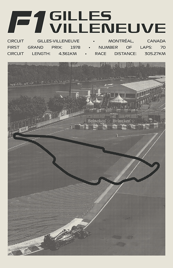 Circuit Gilles-Villeneuve Poster – Picture Series