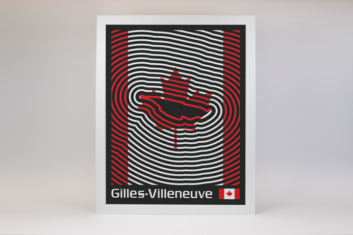 Circuit Gilles-Villeneuve Poster – Line Series