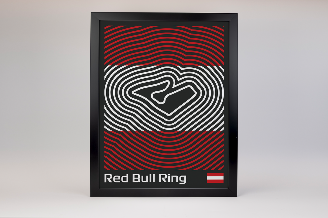 Red Bull Ring Poster – Line Series