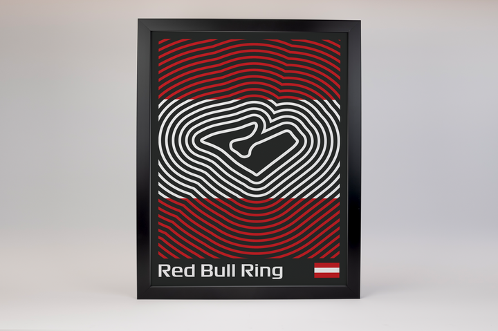 Red Bull Ring Poster – Line Series
