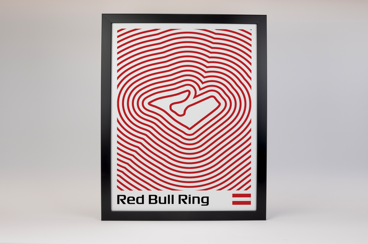 Red Bull Ring Poster – Line Series