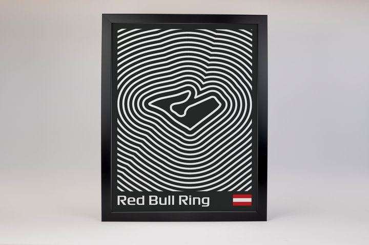 Red Bull Ring Poster – Line Series