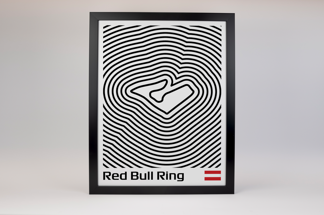 Red Bull Ring Poster – Line Series