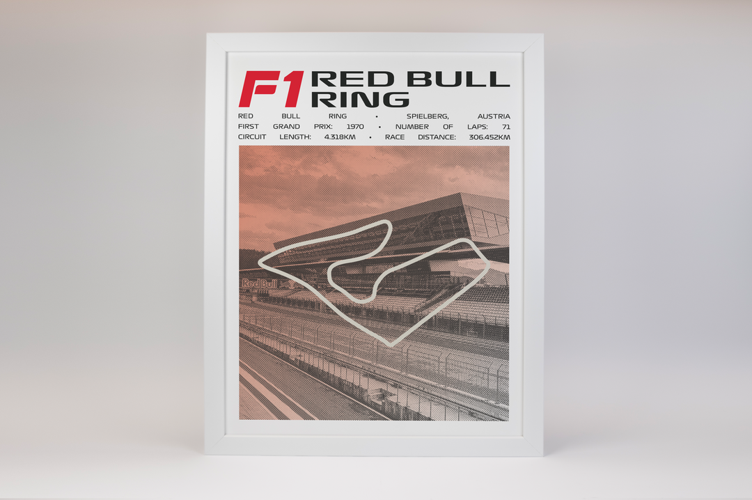 Red Bull Ring Poster – Picture Series