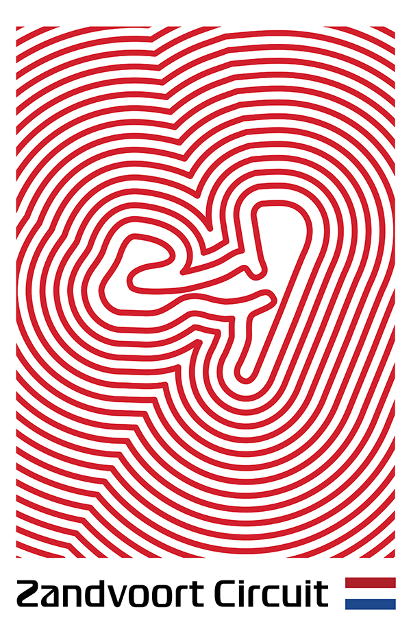 Circuit Zandvoort Poster – Line Series
