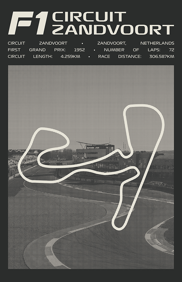 Circuit Zandvoort Poster – Picture Series