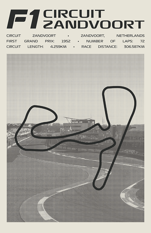 Circuit Zandvoort Poster – Picture Series