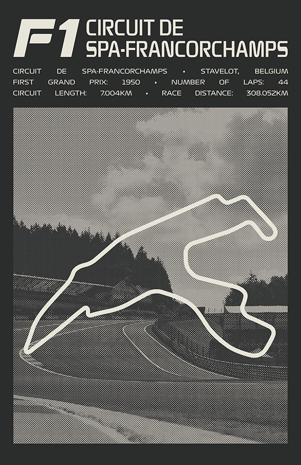 Circuit de Spa-Francorchamps Poster – Picture Series