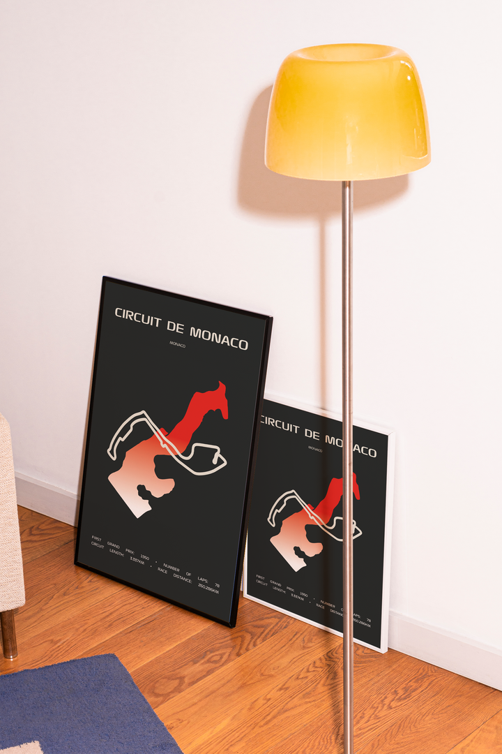 Circuit de Monaco Poster – Minimal Series