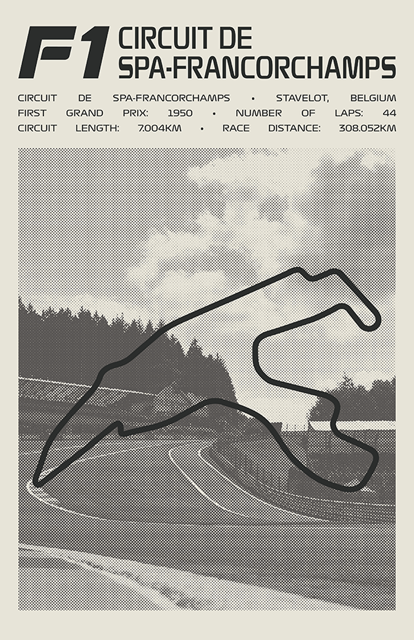 Circuit de Spa-Francorchamps Poster – Picture Series