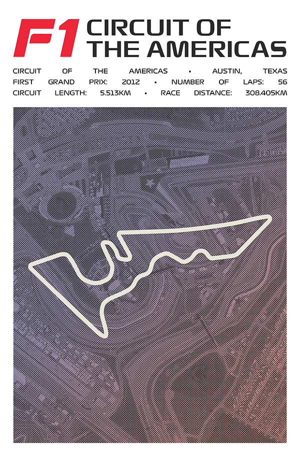 Circuit of The Americas Poster – Picture Series