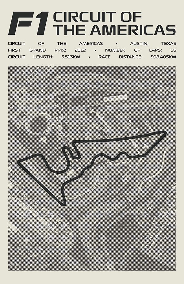 Circuit of The Americas Poster – Picture Series