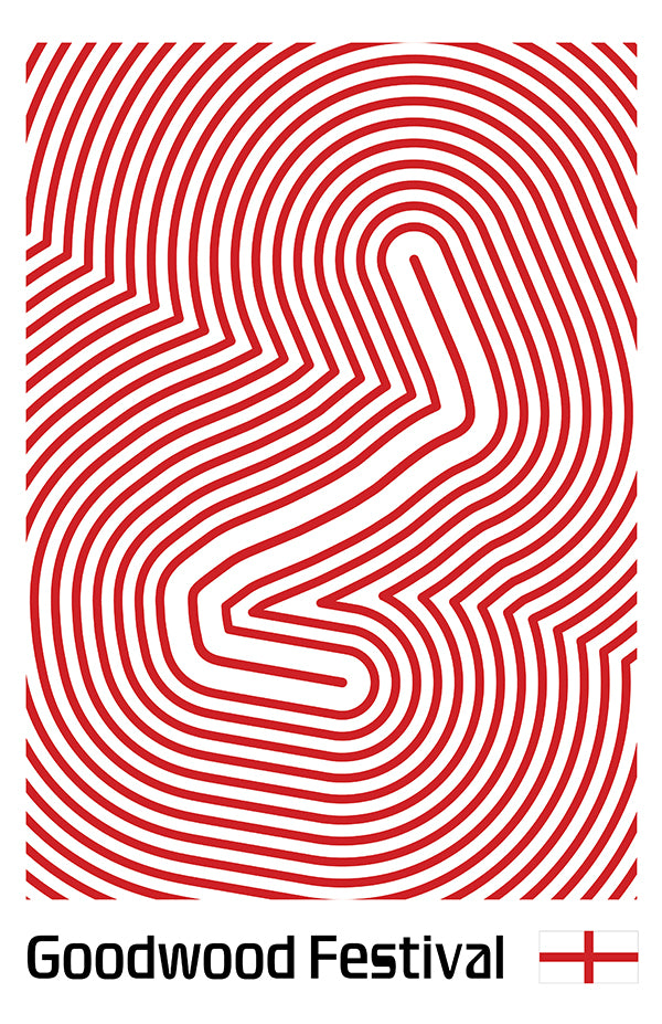 Goodwood Festival of Speed Poster – Line Series