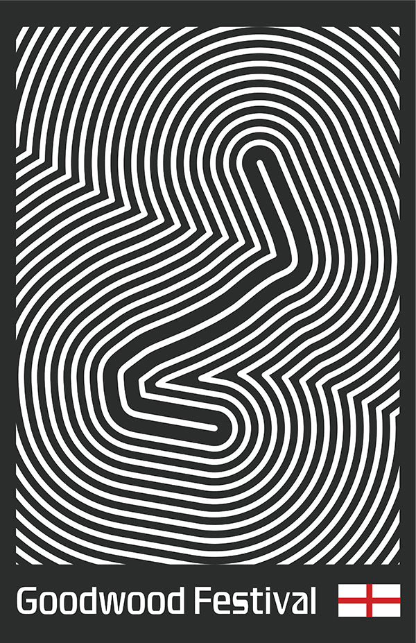 Goodwood Festival of Speed Poster – Line Series