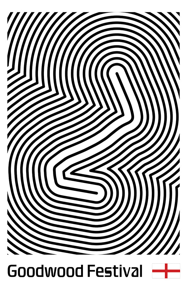 Goodwood Festival of Speed Poster – Line Series
