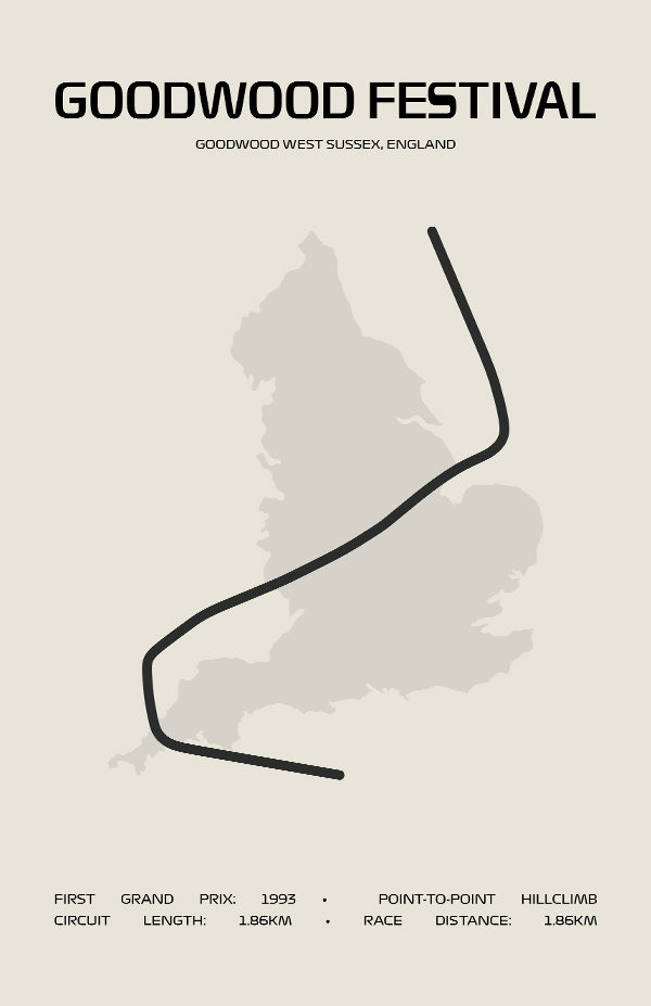 Goodwood Festival of Speed Poster – Minimal Series