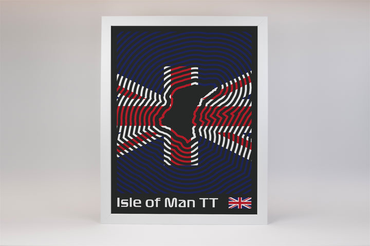 Isle of Man TT Poster – Line Series