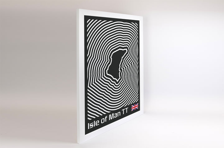 Isle of Man TT Poster – Line Series