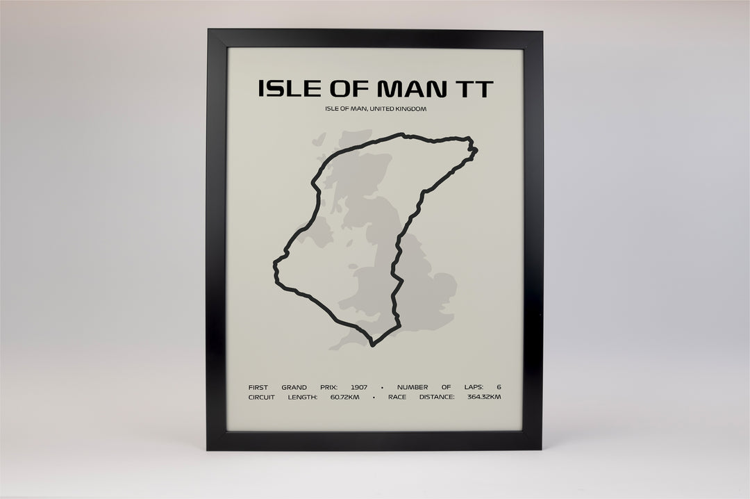 Isle of Man TT Poster – Minimal Series