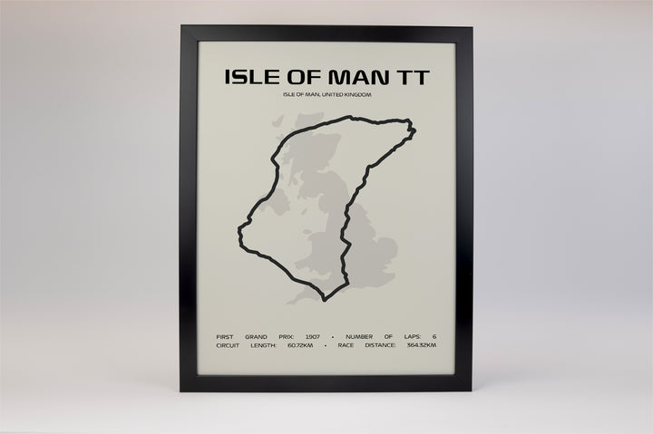 Isle of Man TT Poster – Minimal Series