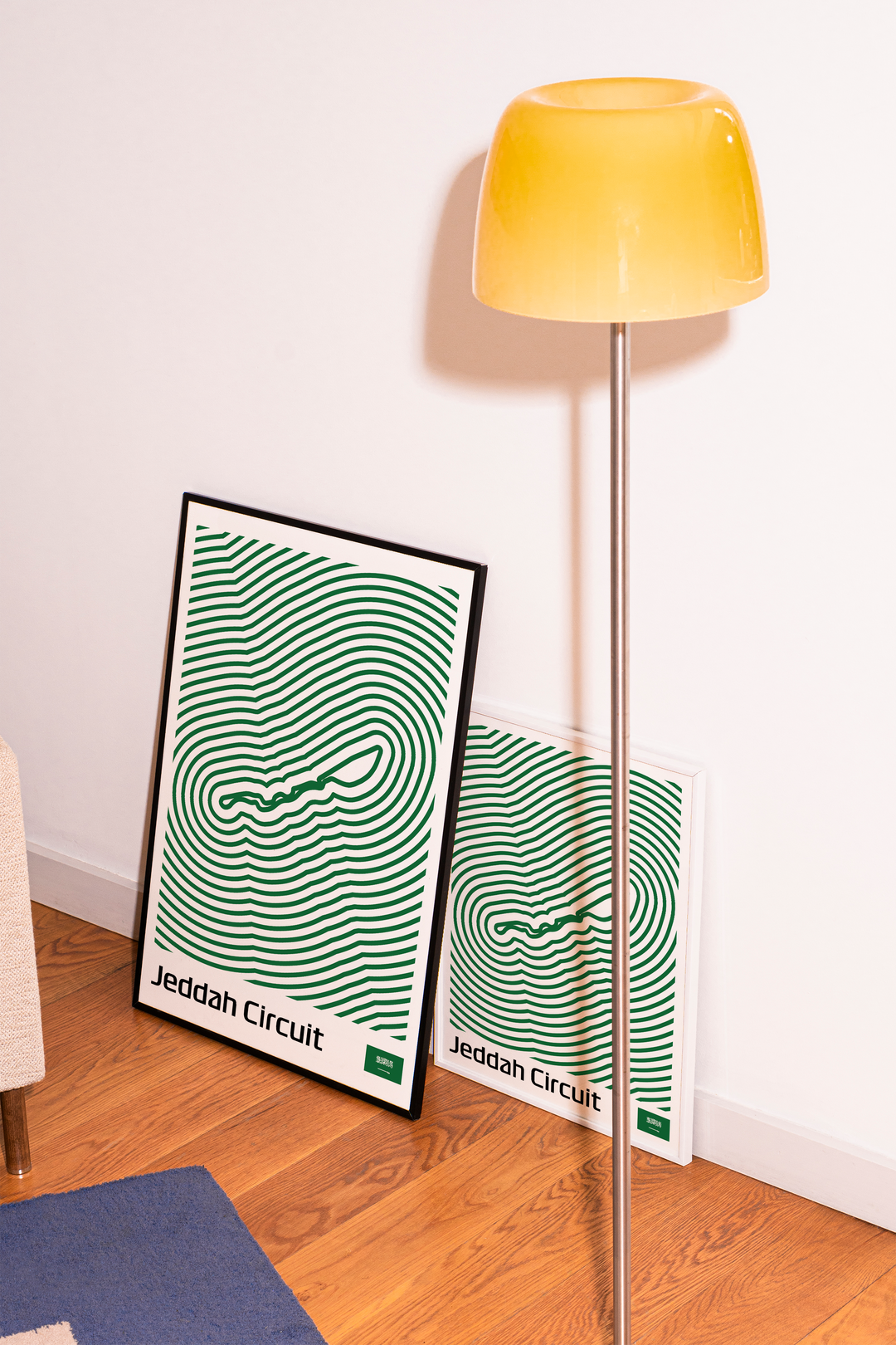 Jeddah Corniche Circuit Poster – Line Series