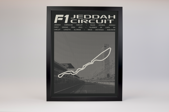 Jeddah Corniche Circuit Poster – Picture Series