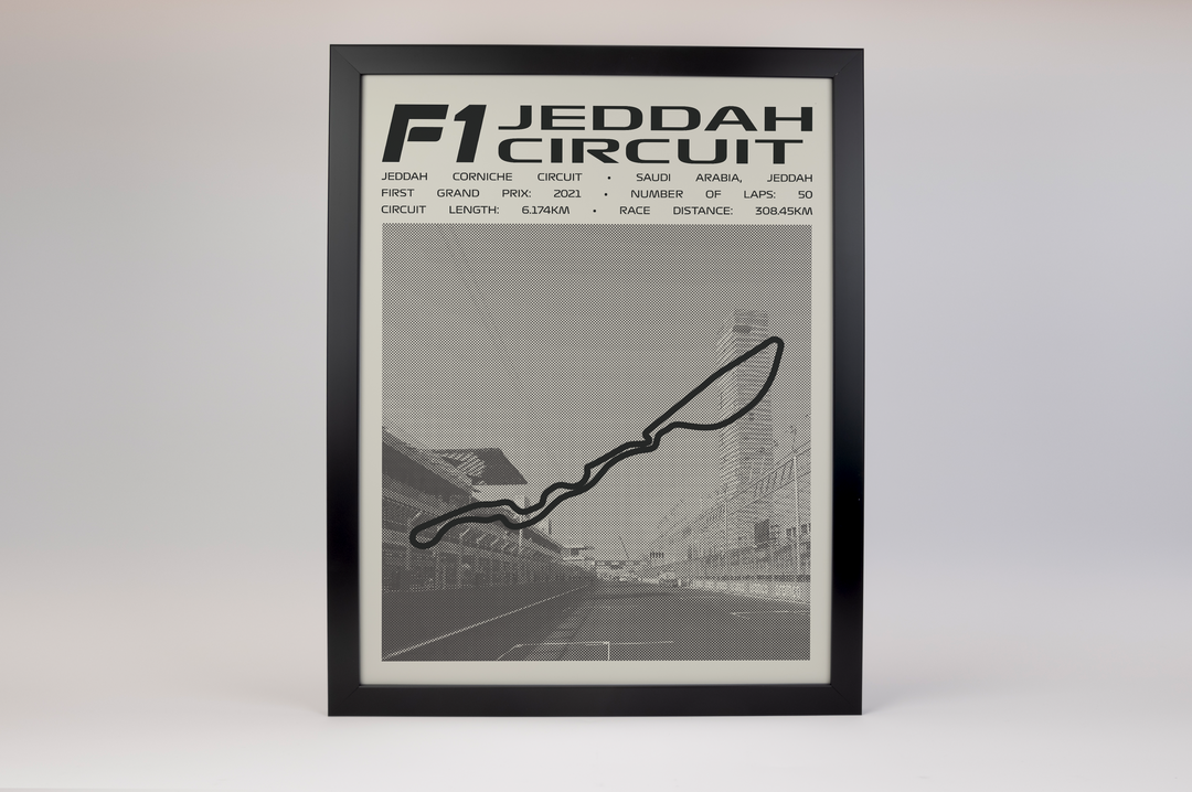 Jeddah Corniche Circuit Poster – Picture Series
