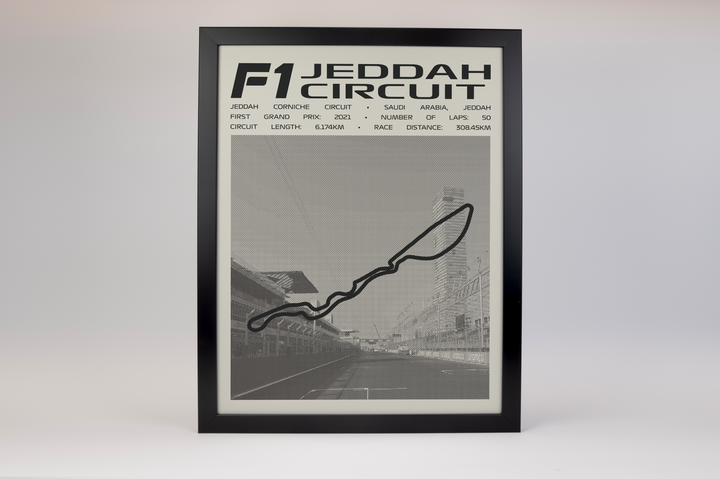 Jeddah Corniche Circuit Poster – Picture Series
