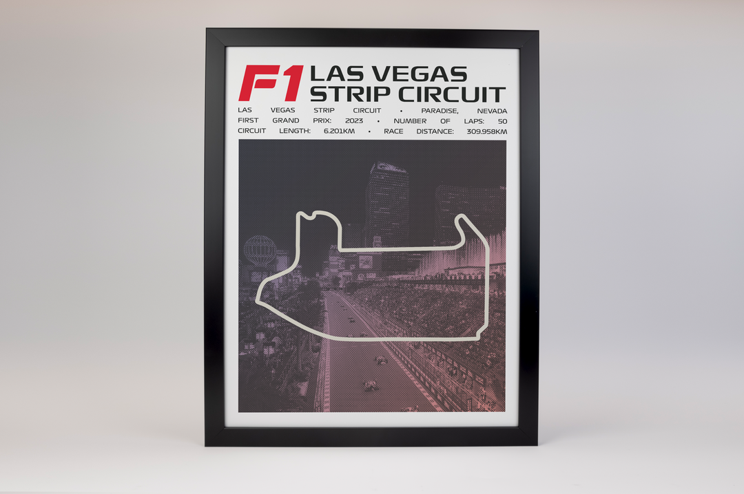 Las Vegas Strip Circuit Poster – Picture Series