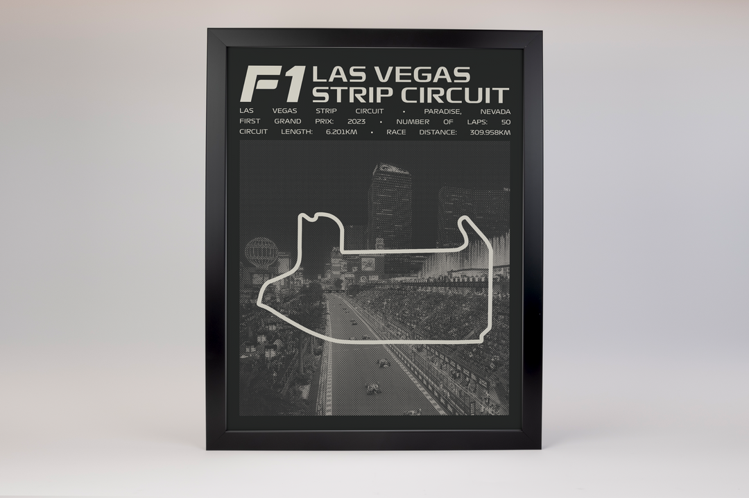 Las Vegas Strip Circuit Poster – Picture Series