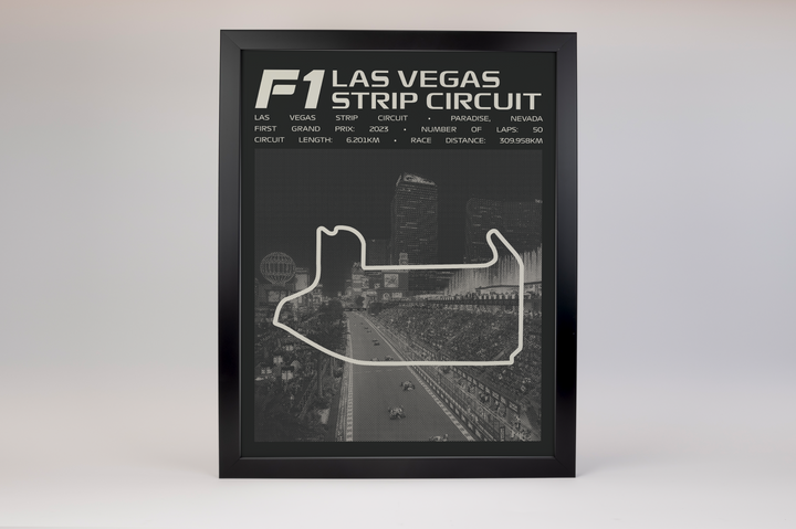 Las Vegas Strip Circuit Poster – Picture Series
