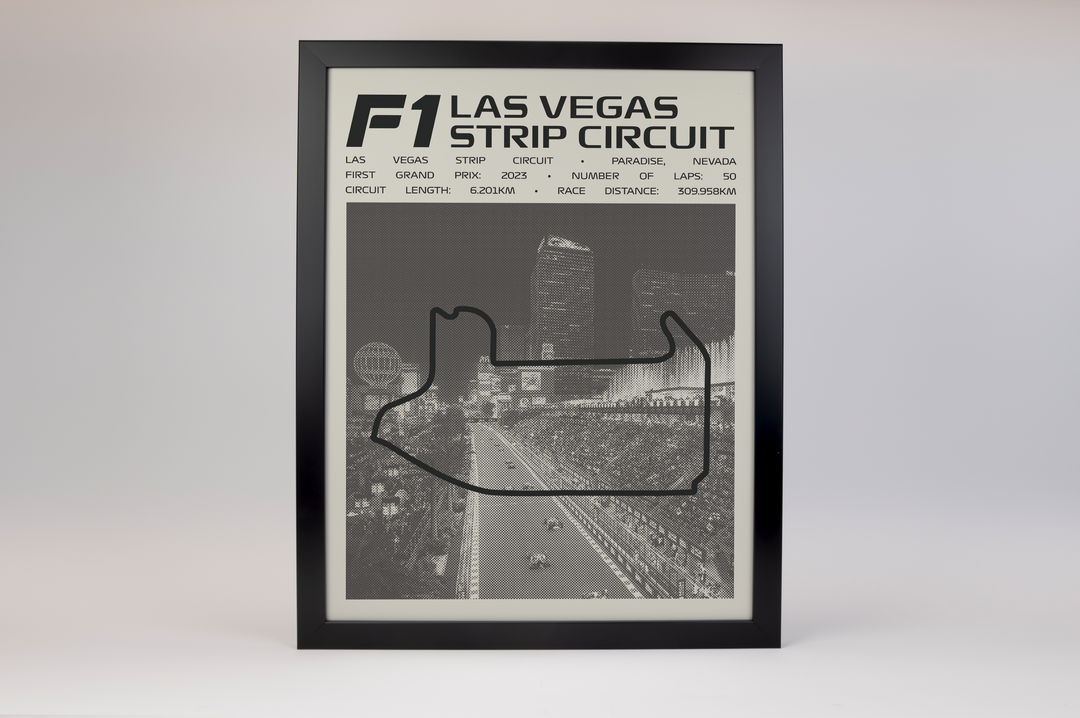 Las Vegas Strip Circuit Poster – Picture Series
