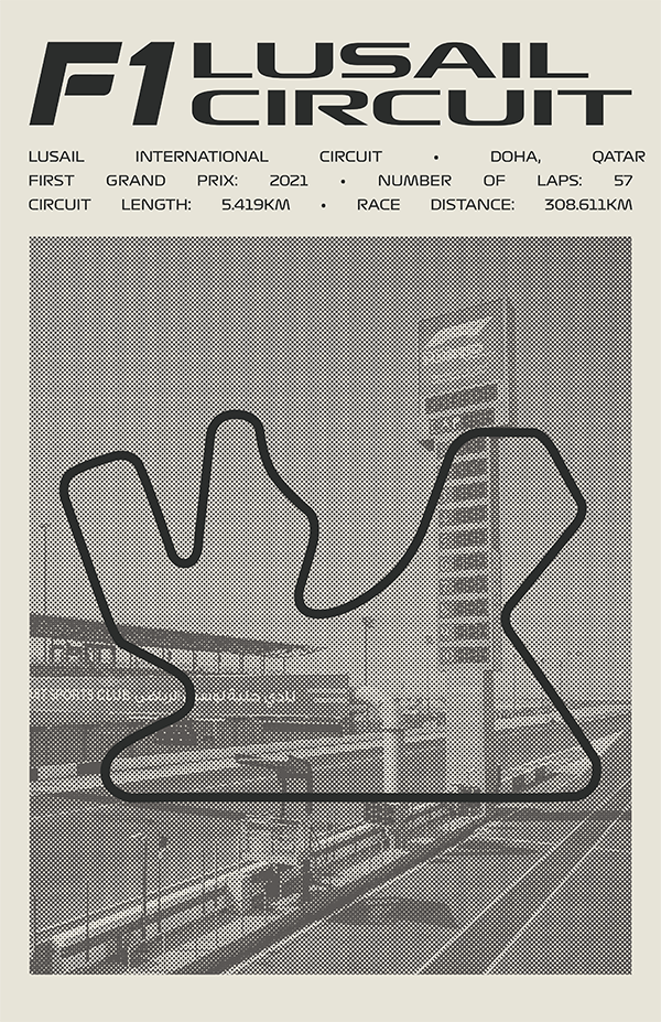 Lusail International Circuit Poster – Picture Series