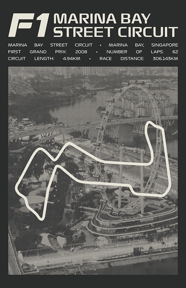 Marina Bay Street Circuit Poster – Picture Series