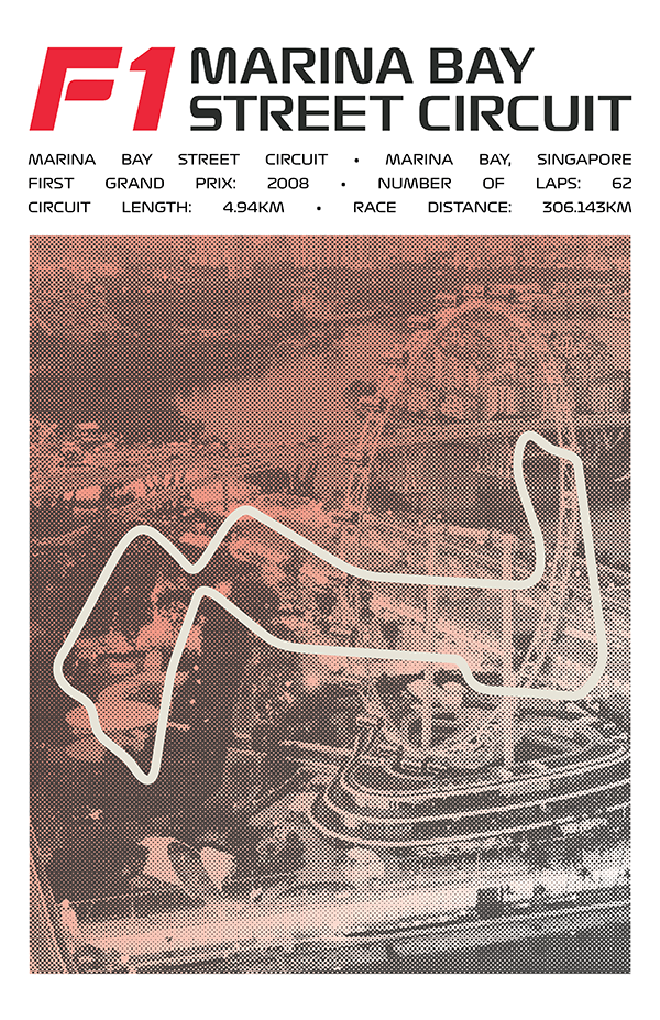 Marina Bay Street Circuit Poster – Picture Series