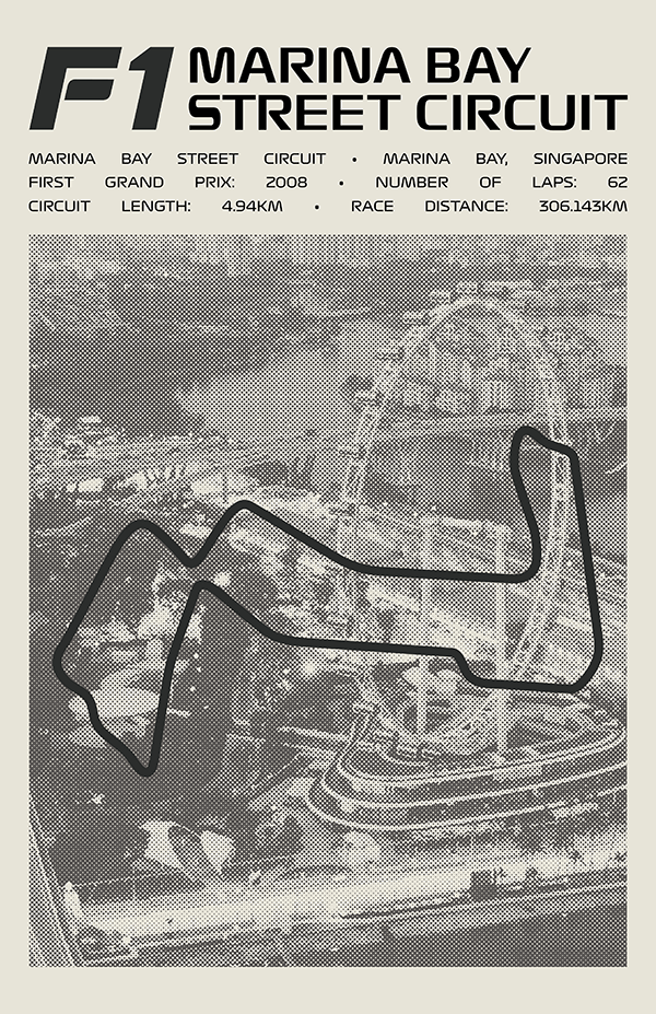 Marina Bay Street Circuit Poster – Picture Series