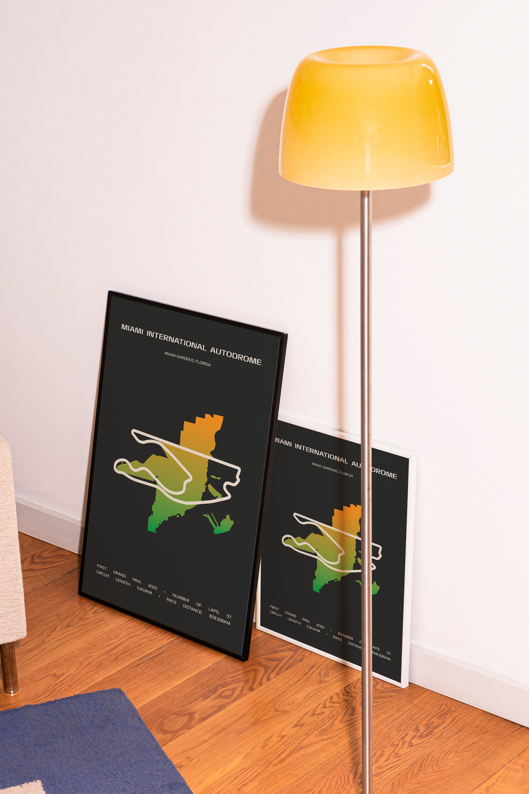 Miami International Autodrome Poster – Minimal Series