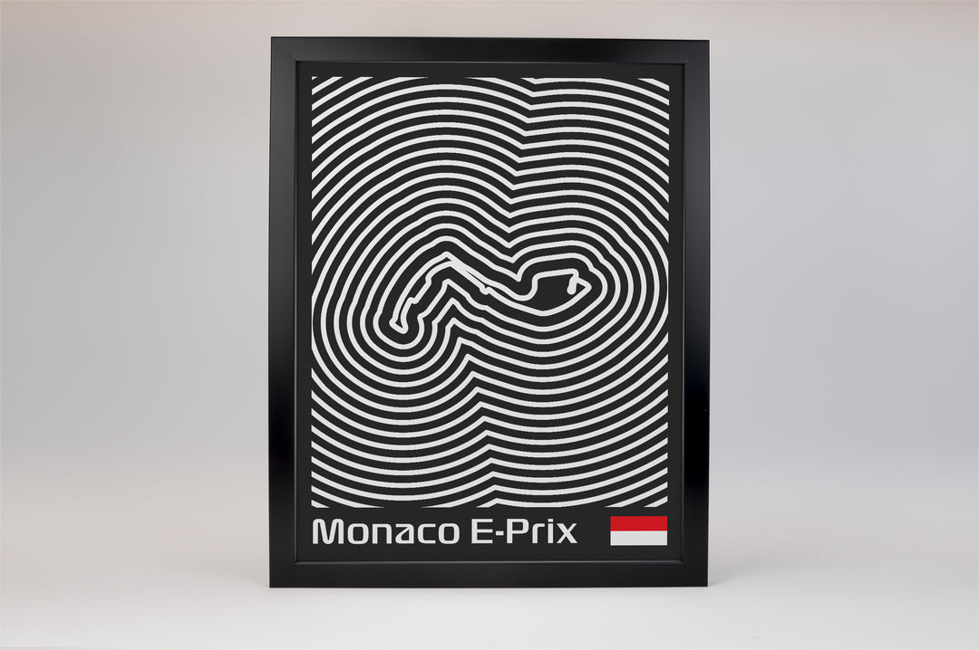 Monaco E-Prix Poster – Line Series