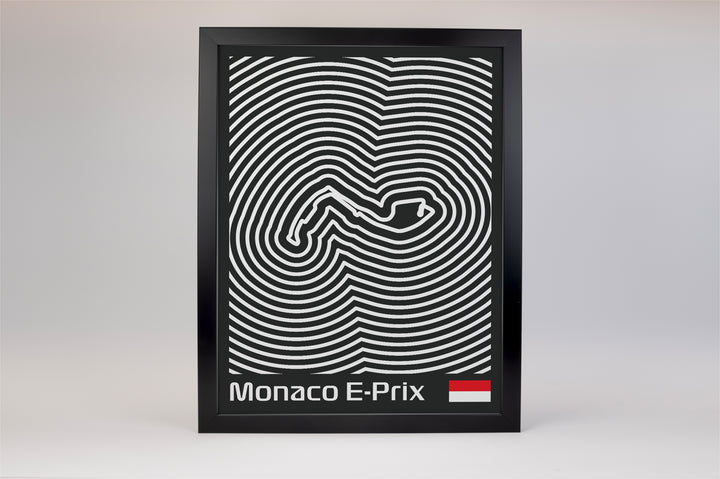 Monaco E-Prix Poster – Line Series