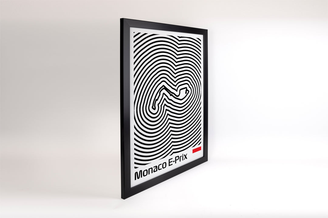 Monaco E-Prix Poster – Line Series