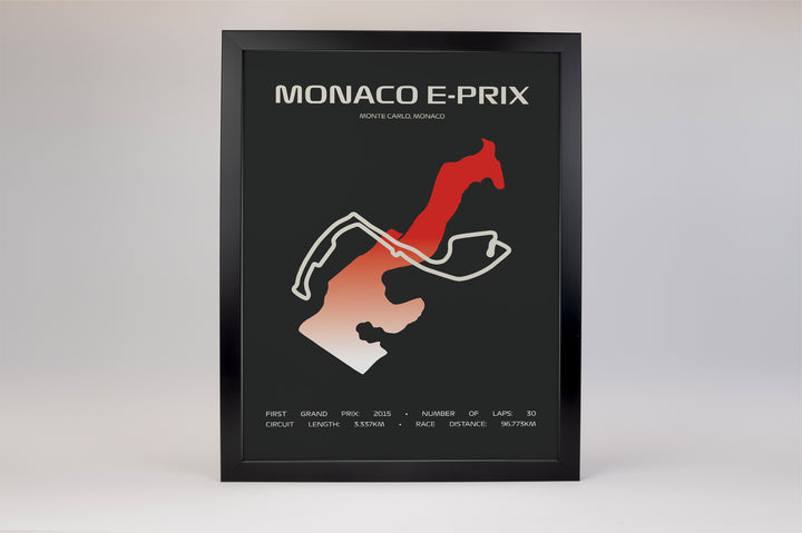 Monaco E-Prix Poster – Minimal Series