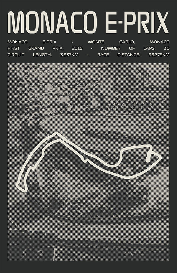 Monaco E-Prix Poster – Picture Series