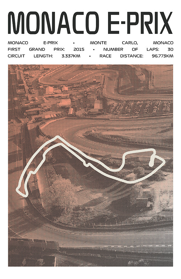 Monaco E-Prix Poster – Picture Series